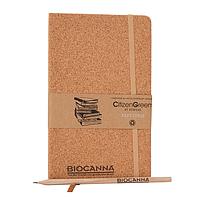 Notebook BIOCANNA – Cork cover + pencil