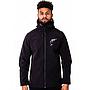 Softshell Jas zwart met Gorilla Outline - Mannen